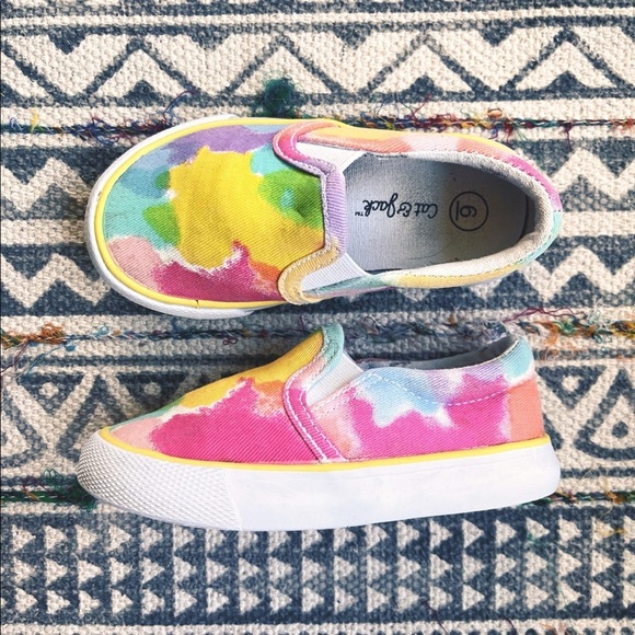 Rainbow Cat & Jack Slip Ons - Picture 1 of 3